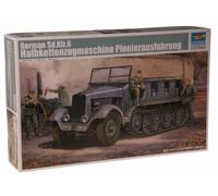 German Sd.kfz 6 Type BN9 5-Ton Halftrack Pioneer Ver. Plástico Kit 1 :3 5 Modelo