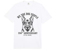 German Shepherd 250 Years USA Anniversary Comfort Colors Adult Heavyweight T-Shirt