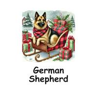 German Shepherd Christmas Notebook