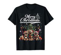German Shepherd Christmas Tree Decorations Dog Lover Xmas Camiseta