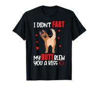German Shepherd Dog I Didn’t Fart My Butt Blew You A Kiss Camiseta