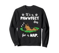 German Shepherd Dog Sleep It's A Pawwfect Day For A Nap Sudadera