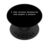 German Shepherd Funny Dog Lover Owner PopSockets PopGrip Adhesivo
