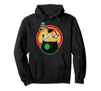 German Shepherd Leprechaun Lucky Dog Shamrock Patricks Day Sudadera con Capucha