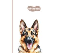 German Shepherd Notebook: A Cute Lined Journal for Dog Lovers | 6" x 9" | 100 Pages