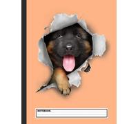 German Shepherd Notebook: German Shepherd Notebook Journal - Blank Wide Ruled Paper - Funny German Shepherds Accessories for Dog Lovers ... - German Shepherd Dog Gifts for Women, Girls and Kids