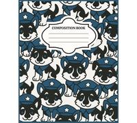 German Shepherd Puppy Composition Notebook - Cute Police Dog Journal for School, College, or Office (110 Pages, College Ruled)