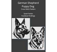 German Shepherd Puppy Dog Cross Stitch Pattern
