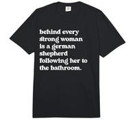 German Shepherd Woman Comfort Colors Adult Heavyweight T-Shirt