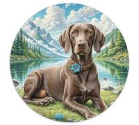 German Shorthaired Pointer 1000 Pieces Jigsaw Puzzles For Adults Family Challenge Toys Stress Relieving Entertainment Exercise The Memory of The Brain for Adults and Kids, Age 12 Years Up 1000pcs (67