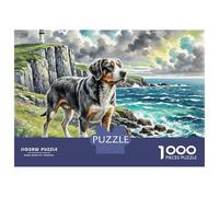 German Shorthaired Pointer 1000 Pieza Cartulina Premium Rompecabezas Premium Adorable Pet Extremadamente Difícil Desafío Único Rompecabezas para Decoración del Hogar 38x26cm/1000pcs