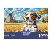 German Shorthaired Pointer Puzzle Imposible,desafío for Adults Juego Educativo 1000 Piezas Obra De Arte De Juego De para Adultos Y Niños 38x26cm/1000pcs
