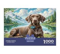 German Shorthaired Pointer Rompecabezas Imposible,desafío for Adults Juego Educativo 1000 Piezas Obra De Arte De Juego De para Adultos, Regalos A Partir De 14 Años 70x50cm/1000pcs