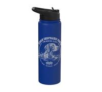 German Shorthaired Pointer Swimming Stainless Steel Insulated Water Bottle