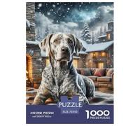 German Shorthaired Puntador Puzzle 1000 Piezas Entretenimento Pinturas Famosas DIY Juego De Habilidad A Partir De 14 Años 70x50cm/1000pcs