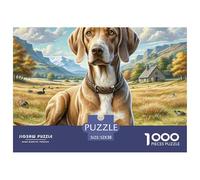 German Shorthaired Puntador Puzzle De 1000 Piezas Juguete Educativo Multicolor DIY para Niños Regalos A Partir De 14 Años 52x38cm/1000pcs