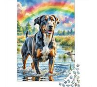 German Shorthaired Puntador Puzzle Imposible,desafío para Adultos Entretenimiento Creativo 1000 Piezas Obra De Arte De Juego De para Adultos, Regalos A Partir De 14 Años 1000pcs (75x50cm)