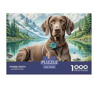 German Shorthaired Puntador Puzzles 1000 Piezas Estilo Clásico Colores Variados DIY Juego De Habilidad A Partir De 14 Años 70x50cm/1000pcs