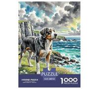 German Shorthaired Puntador Puzzles 1000 Piezas Pinturas Famosas Cuadros Desafiante Regalos para Hombres Niños De 8 A 12 Años 52x38cm/1000pcs