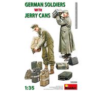 German Soldiers Con Jerry Cans 1 :3 5 Figura Plástico Modelo Kit Miniart