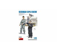 German Spg Crew Plástico Kit Figura 1 :3 5 Modelo Miniart