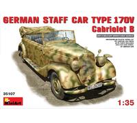 German Staff Coche Typ 170v. Cabriolet B 1 :3 5 Plástico Modelo Kit Miniart