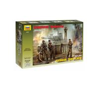 German Tank Pelotón 1943-1945 - Crew Tanque Alemanes Wwiifigurines ZVEZDA 1/35
