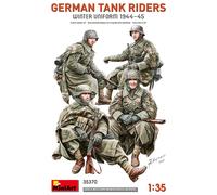 German Tank Riders (Winter Uniform 1944-45) 1 :3 5 Plástico Modelo Kit Miniart