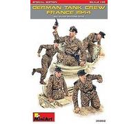 German Tanque Crew France 44 Especial Edición 1 :3 5 Figura Plástico Modelo Kit