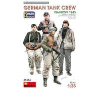 German Tanque Crew.kharkov 1943. Resina Heads 1 :3 5 Figura Plástico Modelo Kit
