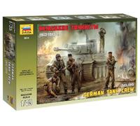 German Tanque Crew WWII Late 1 :3 5 Figura Plástico Modelo Kit Zvezda