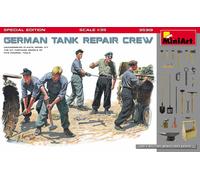 German Tanque Reparación Crew Especial Edición 1 :3 5 Figura Plástico Modelo Kit