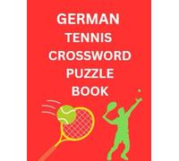 German Tennis Crossword Puzzle Book