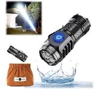 German Three-Eyed Monster Mini Flash Super Power Flashlight, Mini Tactical Flashlight, Three Eyed Monster Mini Flashlight, Thumb Sized Flashlight, 3 Eyed Monster Mini Flashlight (1PC-A)
