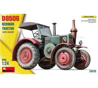 German Tractor D8506 W / Roof 1: 24 Plástico Modelo Kit Miniart