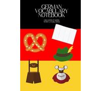 German Vocabulary Notebook:: 120 lined pages with 2 columns | 6 x 9 inches | Learn German in style