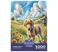 German Wirehaired Perro Pointer Puzzles Imposible,desafío para Adultos Animales Inteligentes Juego Educativo 1000 Piezas Obra De Arte De Juego De para Adultos Y Niños 38x26cm/1000pcs