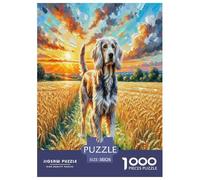 German Wirehaired Perro Pointer Rompecabezas,desafío para Adultos Animales Inteligentes Juego Educativo 1000 Piezas Obra De Arte De Juego De para Adultos Y Niños Mayores De 12 Años 38x26cm/1000pcs