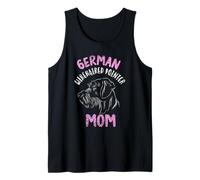 German Wirehaired Pointer Mamá Pointer Alemán De Pelo Duro Camiseta sin Mangas