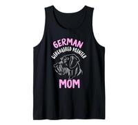 German Wirehaired Pointer Mamá Pointer Alemán De Pelo Duro Camiseta sin Mangas