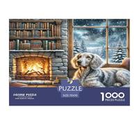 German Wirehaired Pointer Puzzle Imposible,desafío para Adultos Juego Educativo 1000 Piezas Obra De Arte De Juego De para Adultos Y Niños 70x50cm/1000pcs
