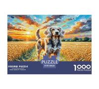 German Wirehaired Pointer Puzzles Imposible,desafío para Adultos Juego Educativo 1000 Piezas Obra De Arte De Juego De para Adultos Y Niños 38x26cm/1000pcs