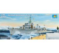 German Zerstorser Z-25 1944 Plástico Kit 1:700 Modelo Trumpeter