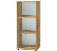 Germania 4203-242 GW-Monteria, Roble Navarra Repro/Blanco, con Tapa de Cristal, 50 x 120 x 37 cm (LxHxP)
