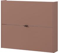 Germania Armario Zapatero 1368-675 GW-Ameca, en Toffee/Roble, Poca Profundidad: Ideal para pasillos Estrechos, 100 x 83 x 18 cm (AnxAlxPr)