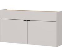 Germania Armario Zapatero 1398-605 GW-Ameca, en Cachemira/Roble, Poco Profundo, Ideal para pasillos Estrechos, 110 x 57 x 22 cm (Ancho x Alto x Profundidad)