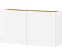 Germania Armario Zapatero 3299-513 GW-Libbiano, en Blanco/Roble Navarra, Poco Profundo, Ideal para pasillos Estrechos, 93 x 52 x 29 cm (AnxAlxPr)