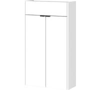 Germania Armario Zapatero 4437-633 GW-Ameca, en Blanco/Roble navarra, Certificado FSC, 56 x 97 x 22 cm (Ancho x Alto x Profundidad)