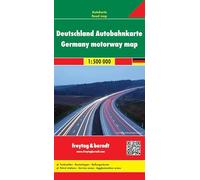 Alemania, mapa de autopistas. Escala 1:500.000. Freytag & Berndt.: Wegenkaart 1:500 000: AK 0221