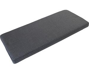 Germania Cojín de Asiento 3438-58, con Funda de Tejido Grueso en Color Antracita, 72 x 6 x 33 cm